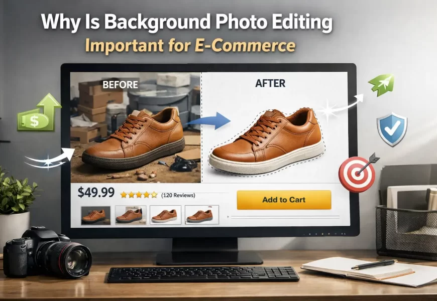 eCommerce product photo editing