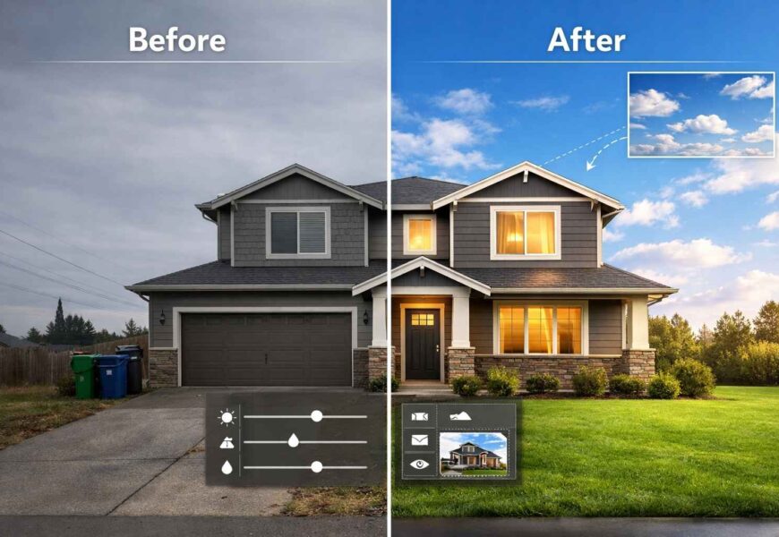 Before & After Real Estate Photo Retouching