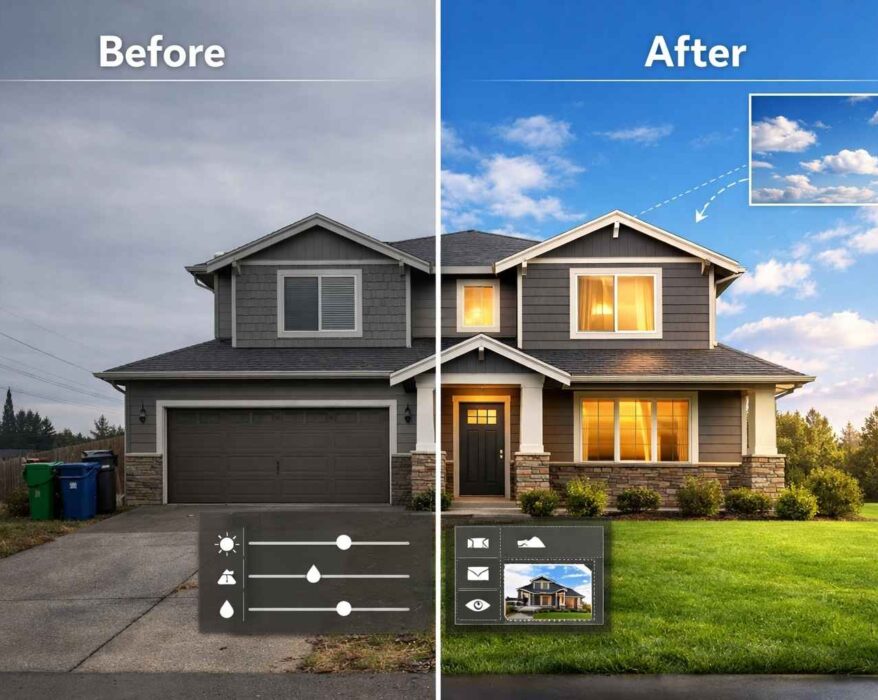 Before & After Real Estate Photo Retouching