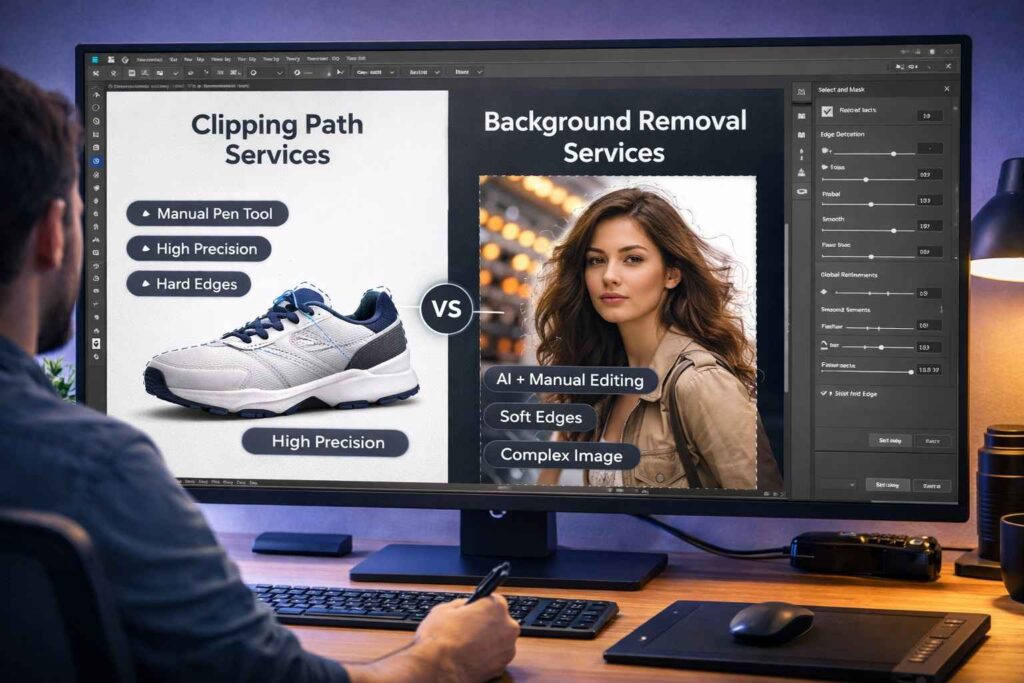 Clipping Path vs Background Removal Services